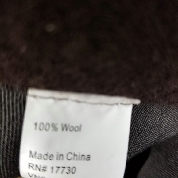 Target 100% Wool Cloche Hat Brown Bucket Evening Wedding Retro 20's Womens OS - Picture 7 of 7